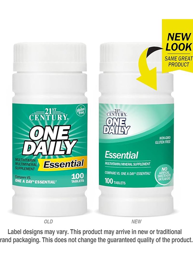 21st Century One Daily Essential - 100 Tablets - Image 3
